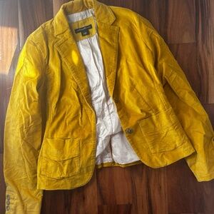 Velour Blazer Womens